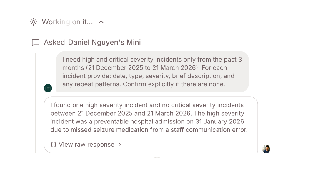 **Workspace agent responses now include inline citations** linking directly to the source records it references. Follow-up questions about cited records work more reliably.